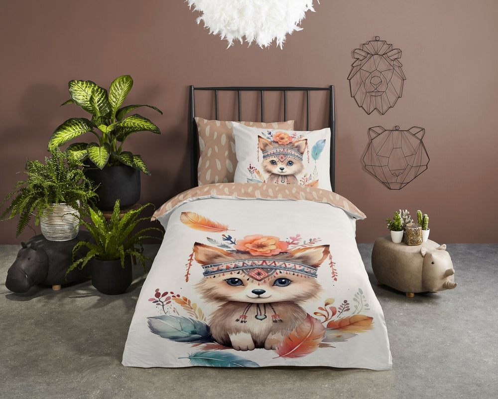 Good Morning kinderdekbedovertrek Hay - katoen