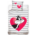 Looney Tunes kinderdekbedovertrek Double Face - Katoen