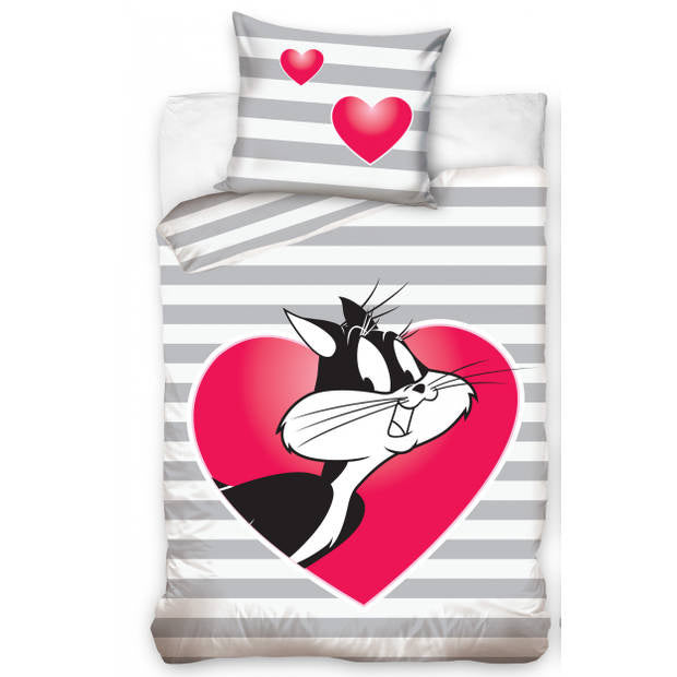 Looney Tunes kinderdekbedovertrek Double Face - Katoen