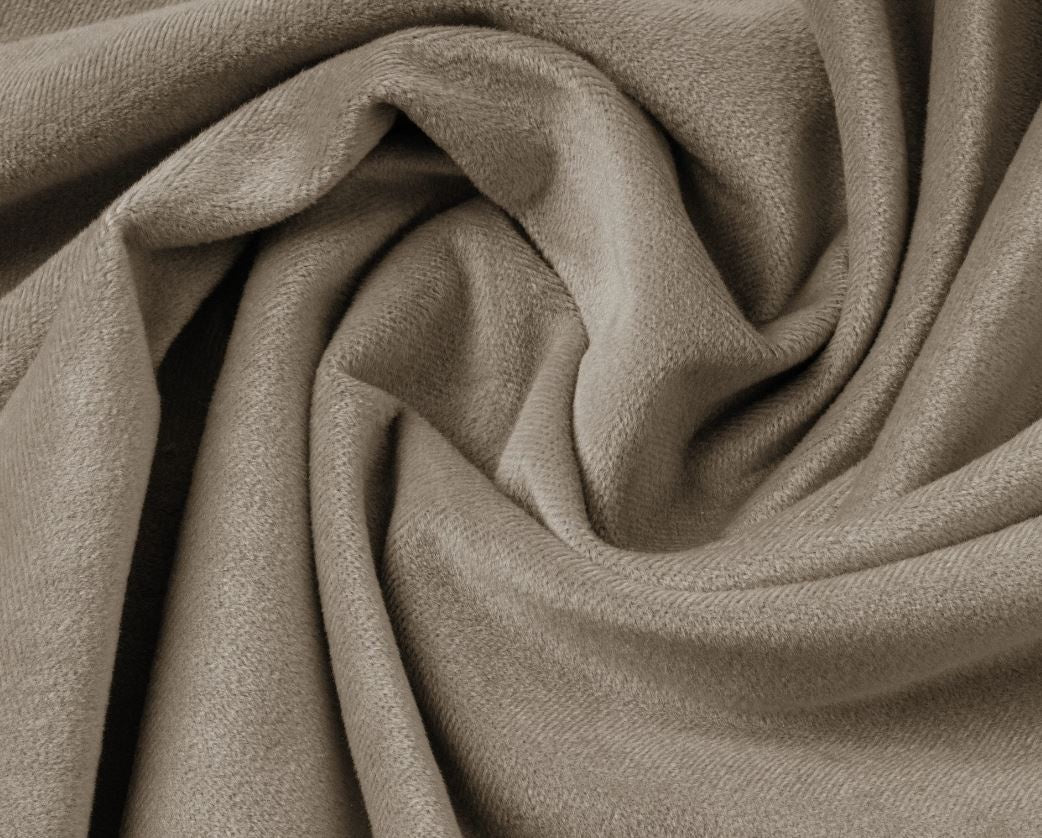 Taupe kussenslopen - velvet (Per 2 st)