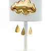 Lampje gouden wolk met druppels - Mint