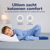 Hoeslaken peuter - katoen - grijs - 70x150 cm