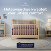 Decoware ledikant dekbedovertrek uni - roze - katoen