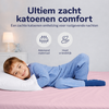Hoeslaken peuter - katoen - roze - 70x150 cm