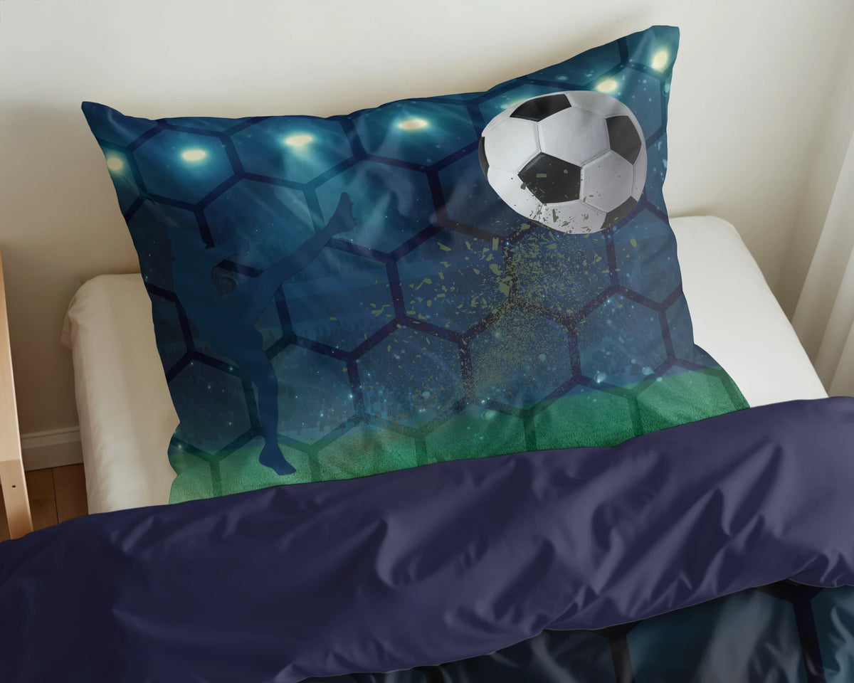 Dekbedovertrek Live football  - microvezel  - 1-persoons