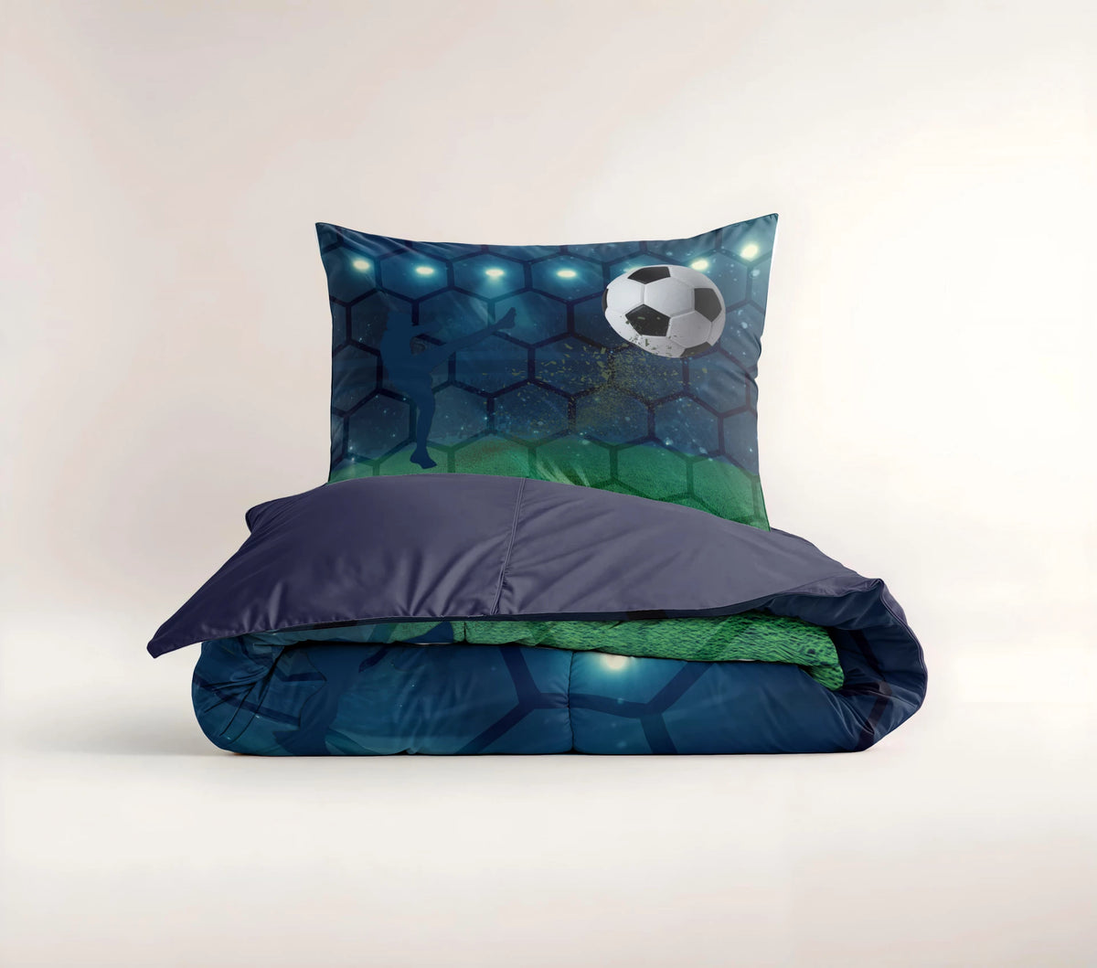 Dekbedovertrek Live football  - microvezel  - 1-persoons