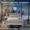 Hoeslaken peuter  - jersey - wit - 70x140/150 cm