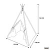 Tipi tent speeltent Monsieur Heureux