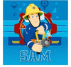 Brandweerman Sam handdoek SAM - 30x30 cm - katoen