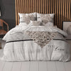 Sleeptime dekbedovertrek Home is Heart - wit - microvezel - 2-persoons (200x220 + 2st. 60x70 cm)