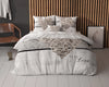 Sleeptime dekbedovertrek Home is Heart - wit - microvezel - 2-persoons (200x220 + 2st. 60x70 cm)
