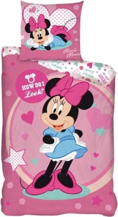 Minnie Mouse kinderdekbedovertrek How do I look - microvezel