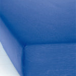 Hoeslaken - jersey - 200x200 cm - blauw