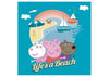 Handdoek Life's a beach - katoen - 30x30 cm