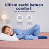 Hoeslaken - Katoen  - Roze