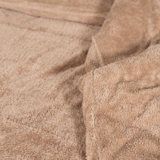 Teddy fleece dekbedovertrek - Taupe - Dubbelzijdig Teddy