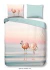 Pure dekbedovertrek Flamingo lounge - microvezel - lits-jumeaux (240x220 + 2st. 60x70 cm)