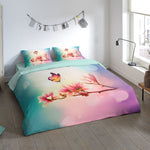 Pure dekbedovertrek Yuni - Magnolia Butterfly - microvezel - lits-jumeaux (240x220 + 2st. 60x70 cm)