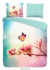 Pure dekbedovertrek Yuni - Magnolia Butterfly - microvezel - lits-jumeaux (240x220 + 2st. 60x70 cm)