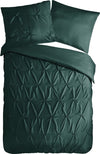 Pure dekbedovertrek Elegance - groen - microvezel - 1-persoons (140x220 + 60x70cm)