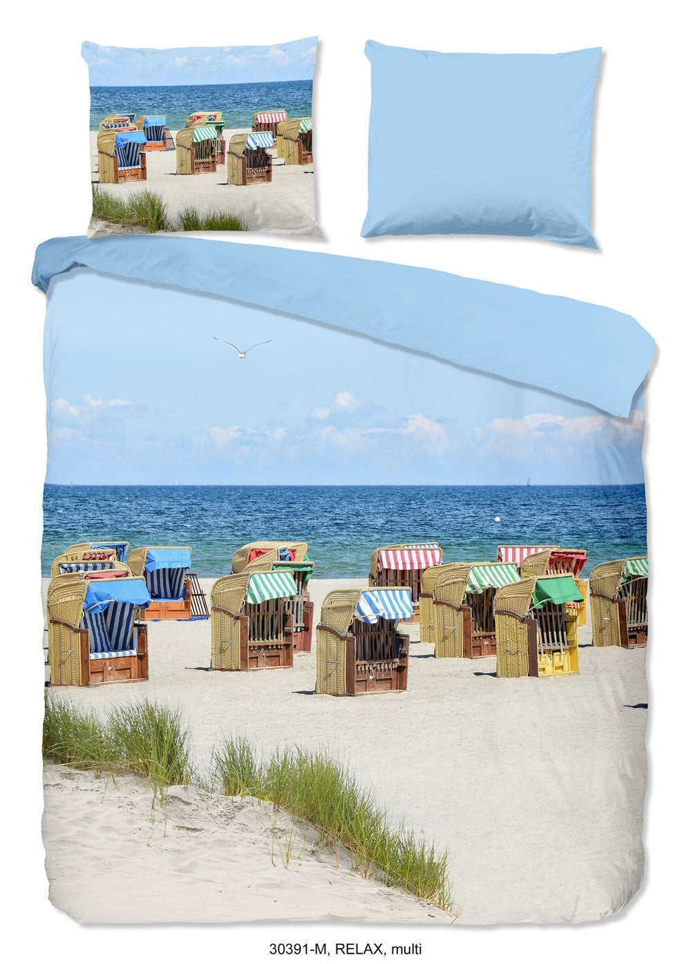 Pure dekbedovertrek Strand Relax - microvezel