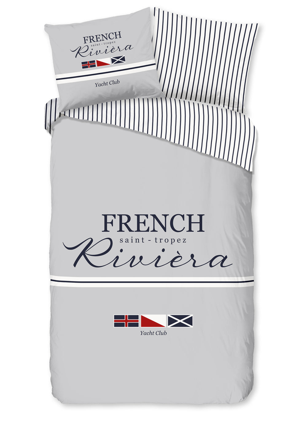Pure dekbedovertrek French Rivièra - microvezel - 1-persoons (140x220 + 60x70 cm)