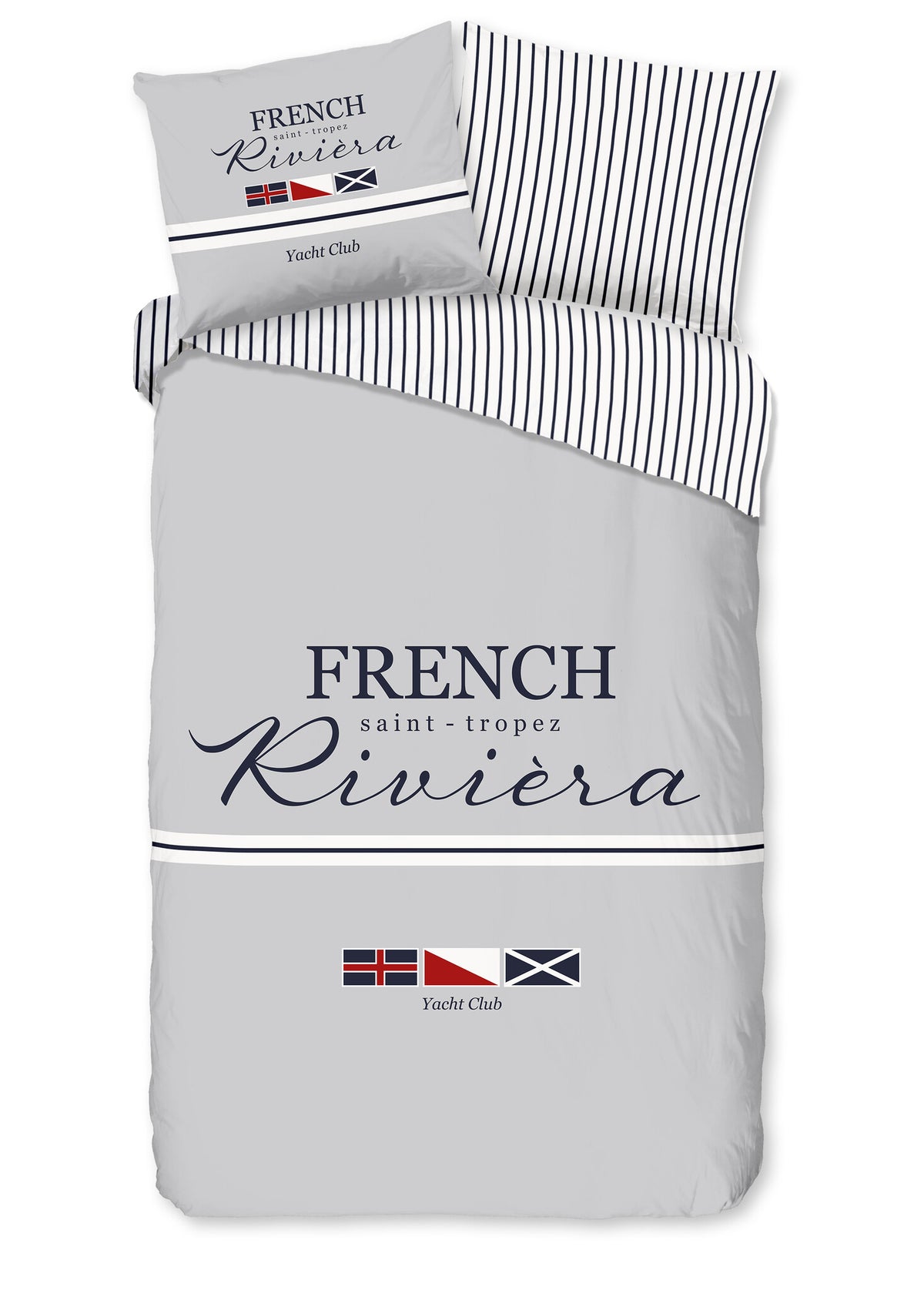 Pure dekbedovertrek French Rivièra - microvezel - 1-persoons (140x220 + 60x70 cm)