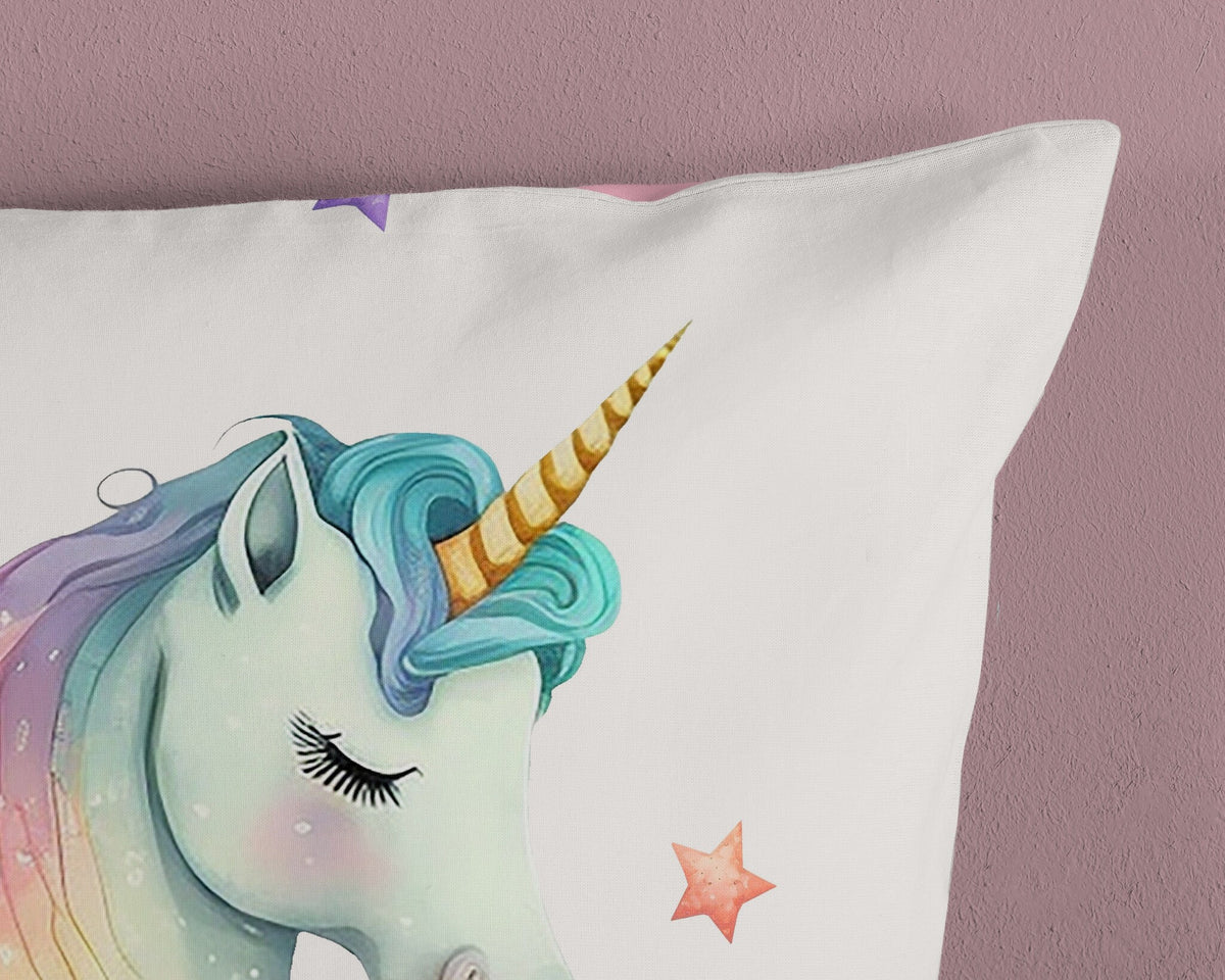 Pure kinderdekbedovertrek Fancy - unicorn - microvezel