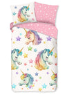 Pure kinderdekbedovertrek Fancy - unicorn - microvezel