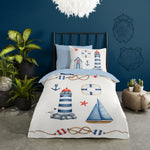 Pure dekbedovertrek Maritime - microvezel - eenpersoons