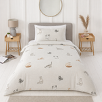 So Soft kinderdekbedovertrek Purrrfect  - microvezel - 1-persoons