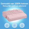 Hoeslaken peuter - katoen - roze - 70x150 cm