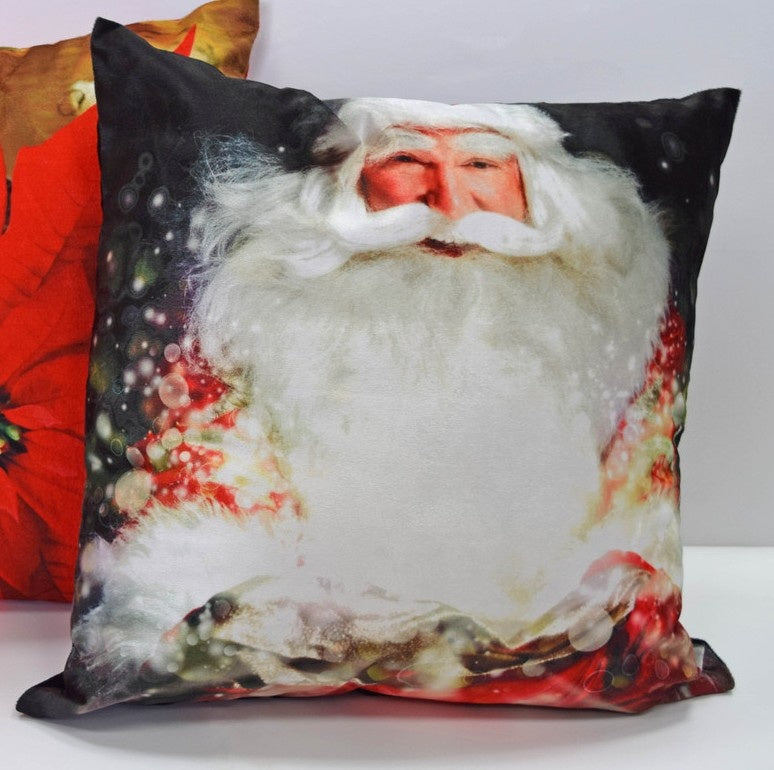 Sierkussenhoes Santa Magic - 55 x 55 cm