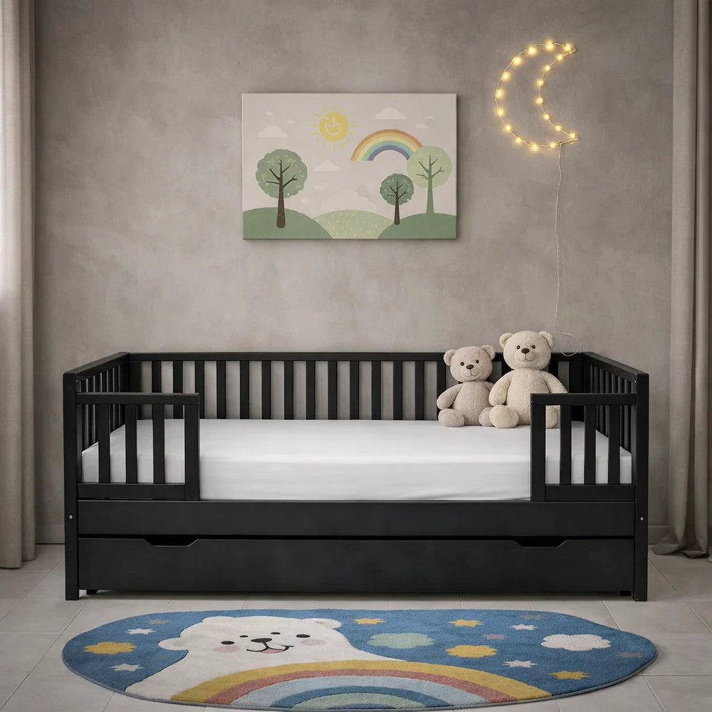 Hoeslaken peuter  - jersey - wit - 70x140/150 cm