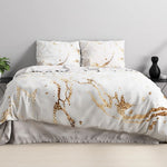 Sleeptime dekbedovertrek Bianco wit - katoensatijn - lits-jumeaux (240x220 + 2st. 60x70 cm)