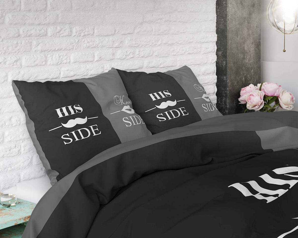 Sleeptime dekbedovertrek His & Hers - microvezel - 2-persoons