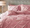 Sleeptime dekbedovertrek Pintuck - velvet - roze