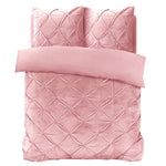 Sleeptime dekbedovertrek Pintuck - velvet - roze
