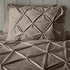 Sleeptime dekbedovertrek Pintuck - taupe - Velvet - 1-persoons (140x220 + 60x70 cm)