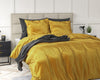Velvet dekbedovertrek Sultan - embossed - goud - 1-persoons (140x220 + 60x70cm)