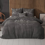 Sleeptime dekbedovertrek Mr & Mrs Heart - microvezel - 1-persoons (140x220 + 60x70 cm)