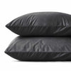 Antraciete kussenslopen - velvet (Per 2 st)