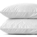 Witte kussenslopen - velvet (Per 2 st)