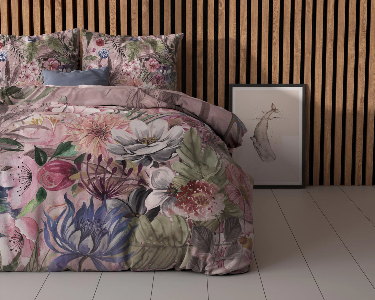 Sleeptime dekbedovertrek Tess - microvezel - 2-persoons (200x220 + 2st 60x70 cm)