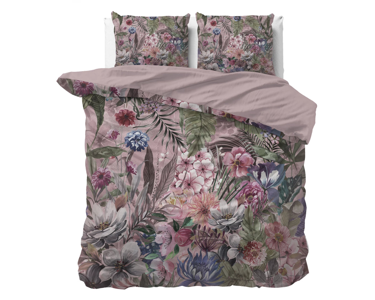 Sleeptime dekbedovertrek Tess - microvezel - 2-persoons (200x220 + 2st 60x70 cm)