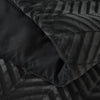 Teddy dekbedovertrek onderkant microvezel - Chevron - Antraciet