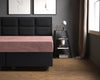 Velvet hoeslaken - oud roze