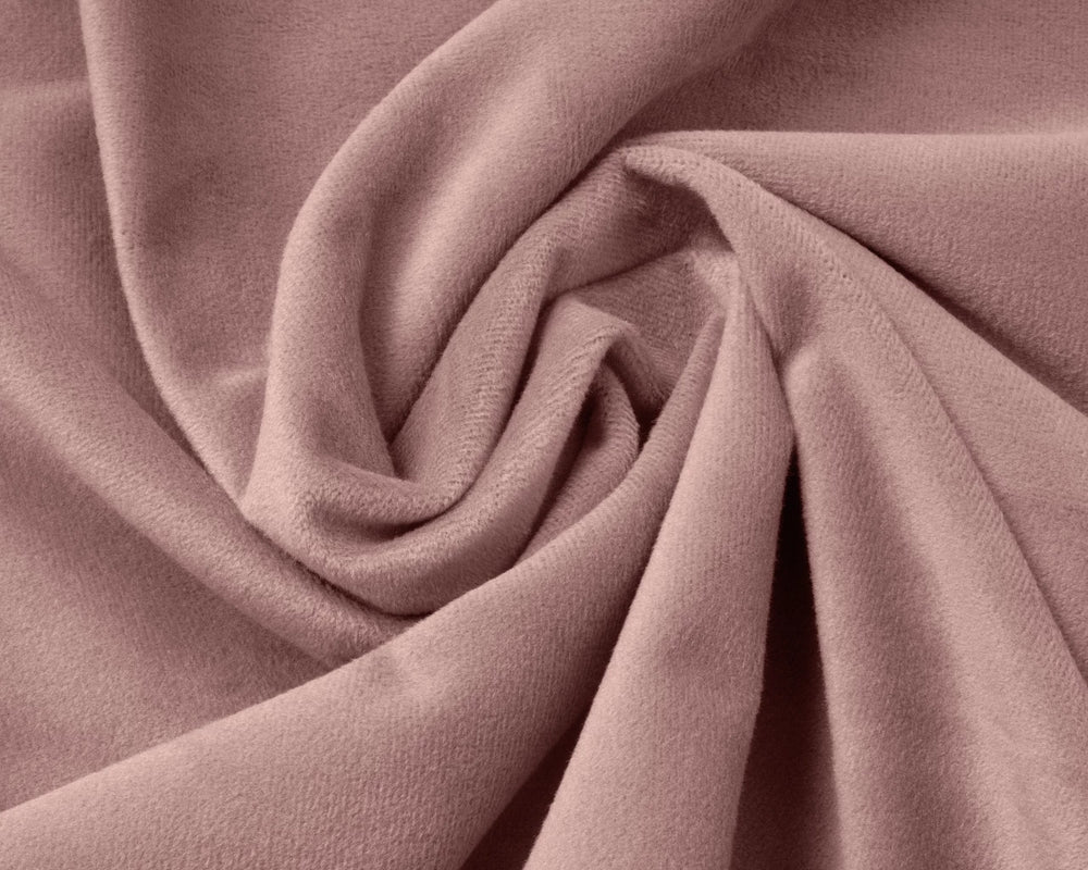 Velvet hoeslaken - oud roze