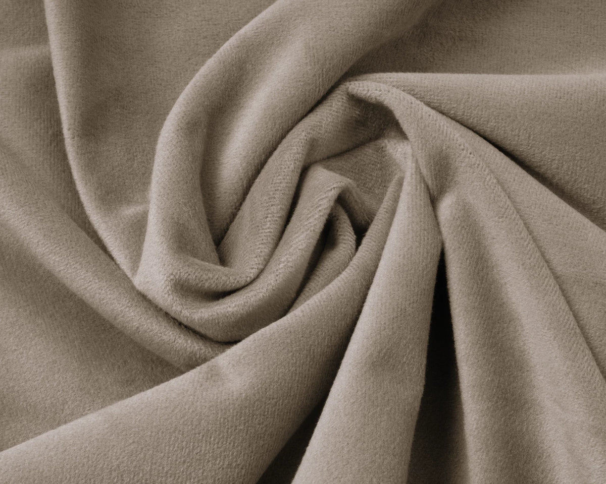 Velvet hoeslaken - Taupe