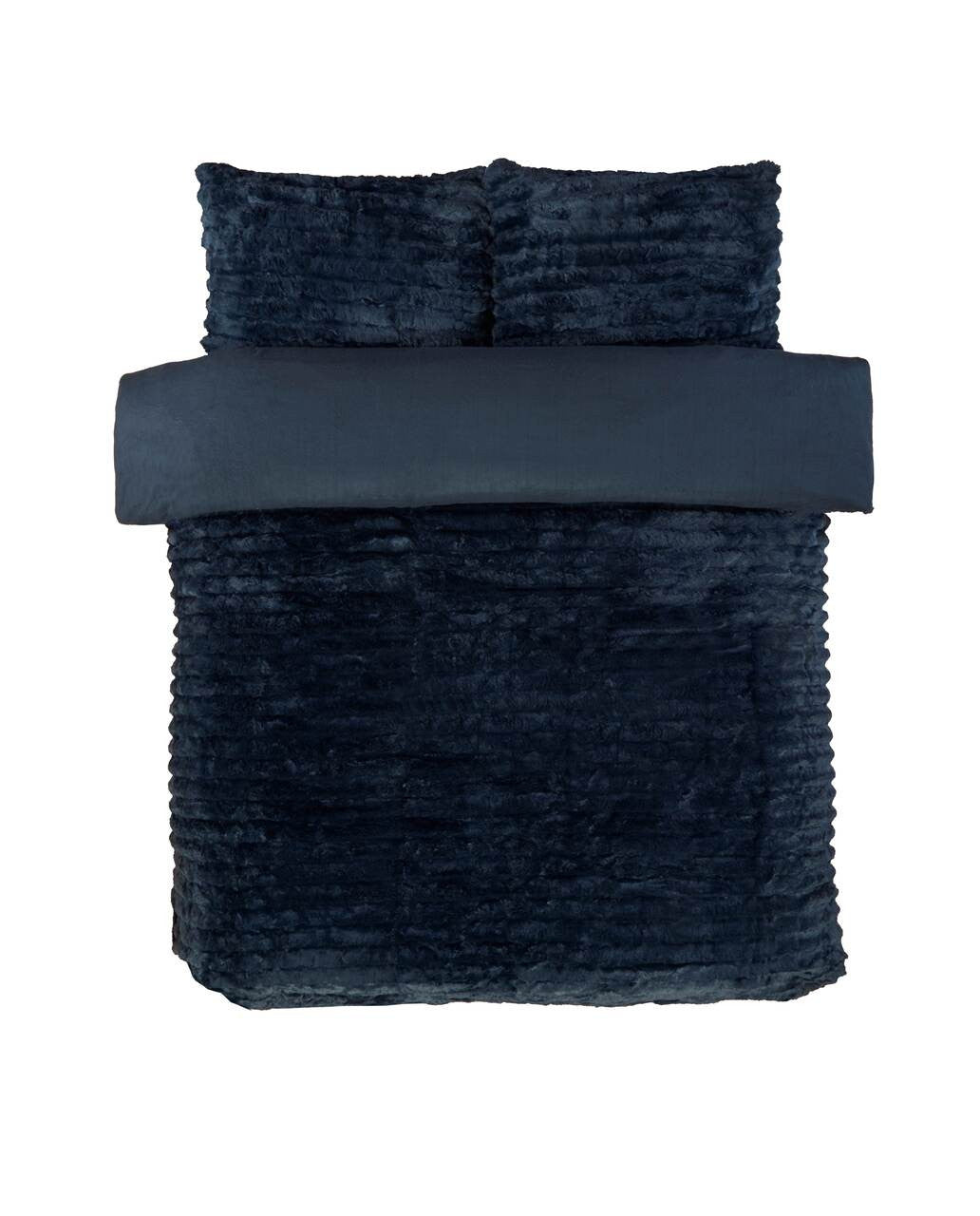 Rabbit Faux Fur fleece dekbedovertrek - Blauw